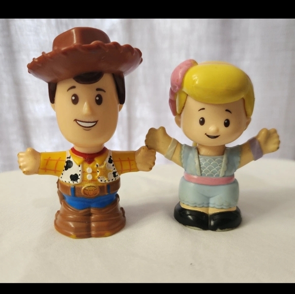 Little People Other - Fisher Price Little People Disney Pixar Toy Story Woody & Bo Peep